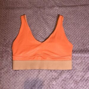 Orange and Tan Yoga Pants